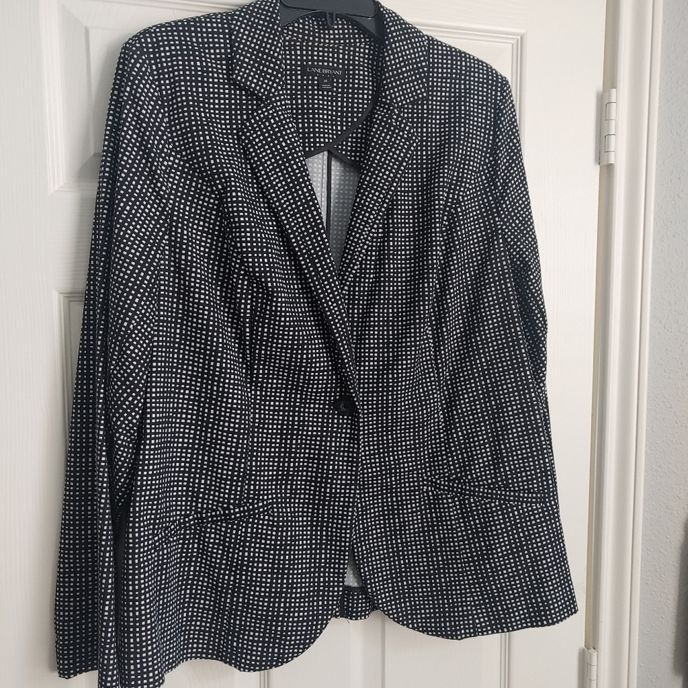Black and white jacket